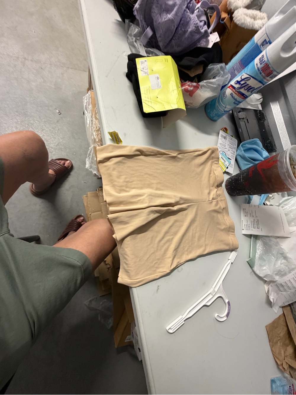 SPANX shaping girls short, beige new with tags size large. Assets by Spanx. - Picture 5 of 5
